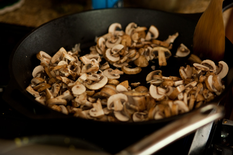 Vegan Baked Polenta With Mushrooms - Carrots And Flowers