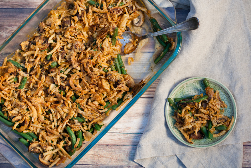 Vegan Green Bean Casserole (PS It's Also Gluten-free!)